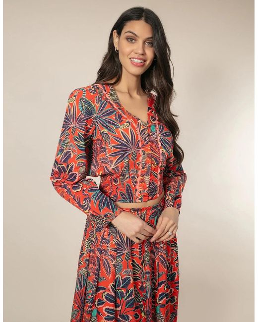Nooki Design Red Lesanne Top