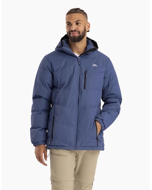 Trespass Blue Blustery Padded Jacket for men