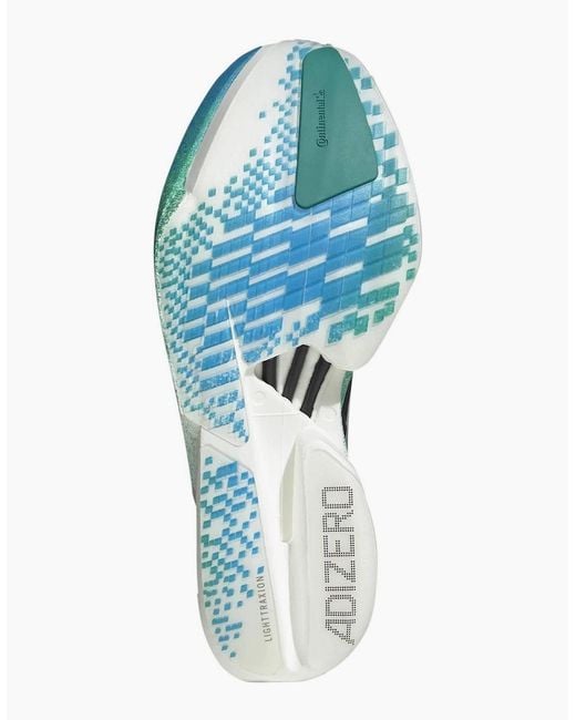 Adidas Blue Adizero Adios Pro 4 Track Running Shoes for men