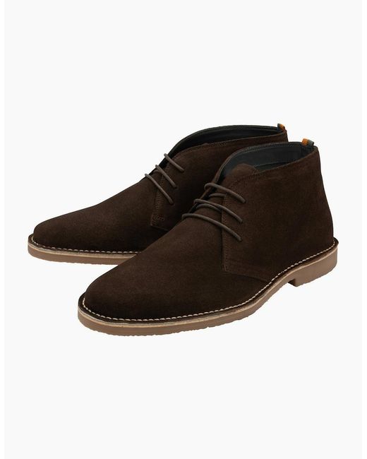 Frank Wright Black Edwin Desert Boots for men