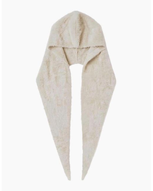 Nooki Design Natural Baldwin Hooded Scarf
