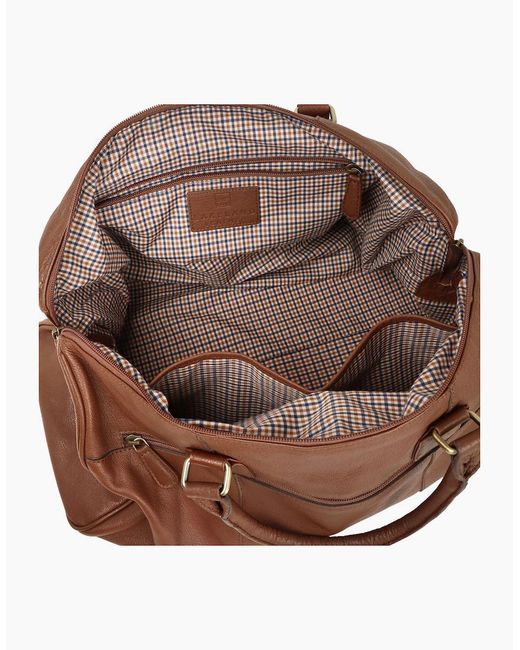 Lakeland Leather Brown Explorer Medium Holdall