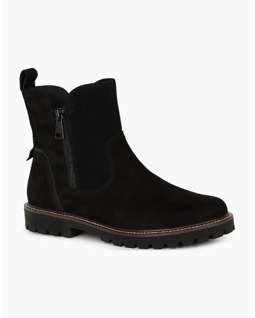 Caprice Black Darcy Ankle Boots