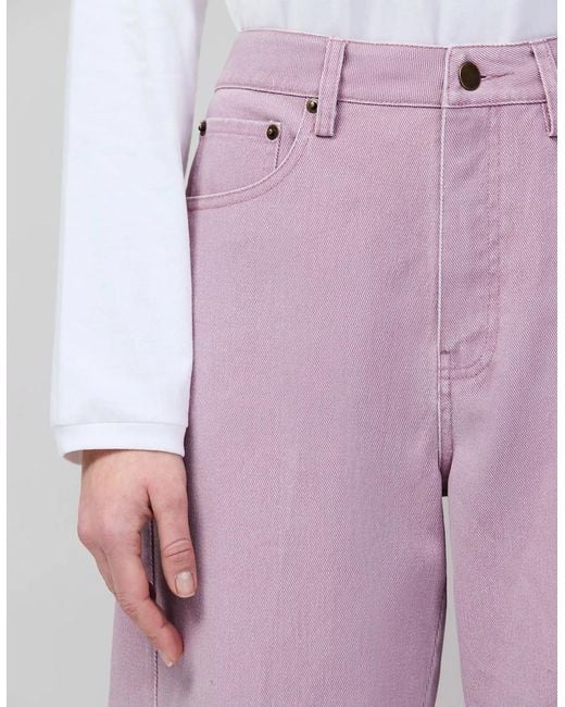 Ro&zo Purple Barrel Leg Jeans