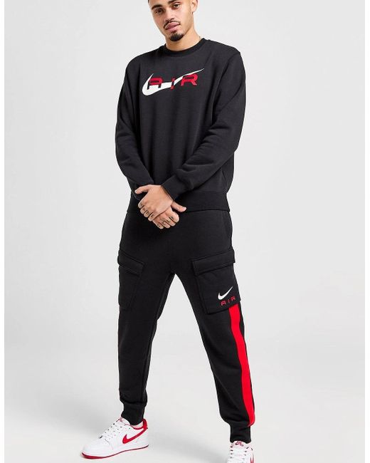mens black nike air tracksuit