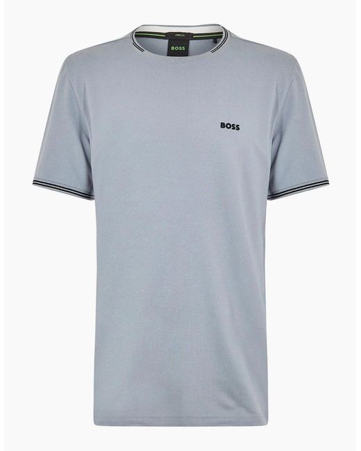 Boss Gray Hbg Taul Regular Fit T-Shirt for men