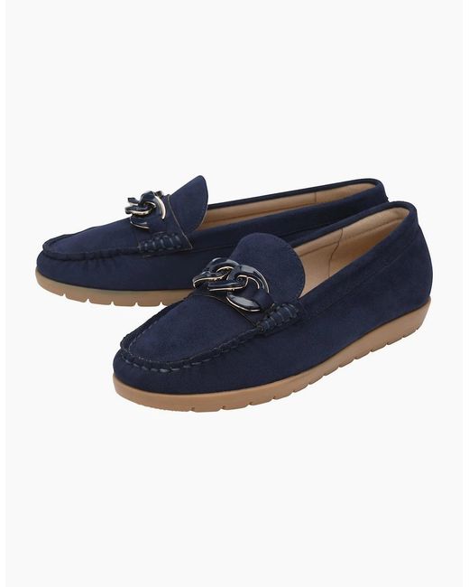 Lotus Blue Coma Loafers