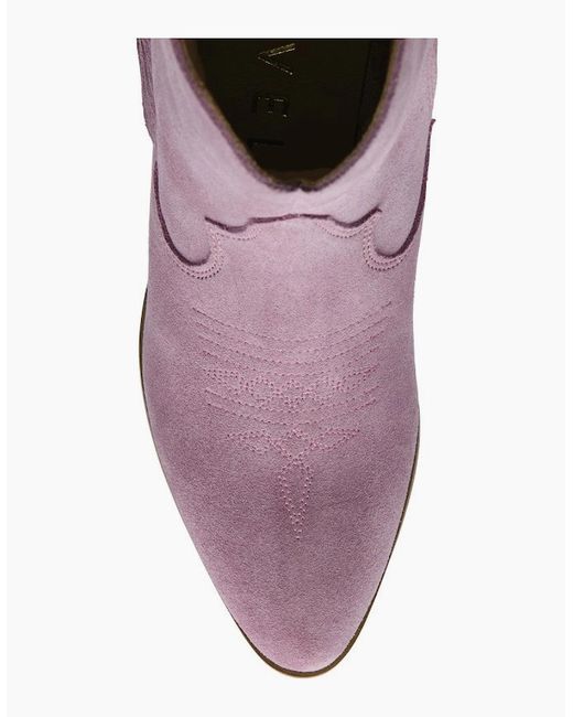 Ravel Purple Horsley Ankle Boots