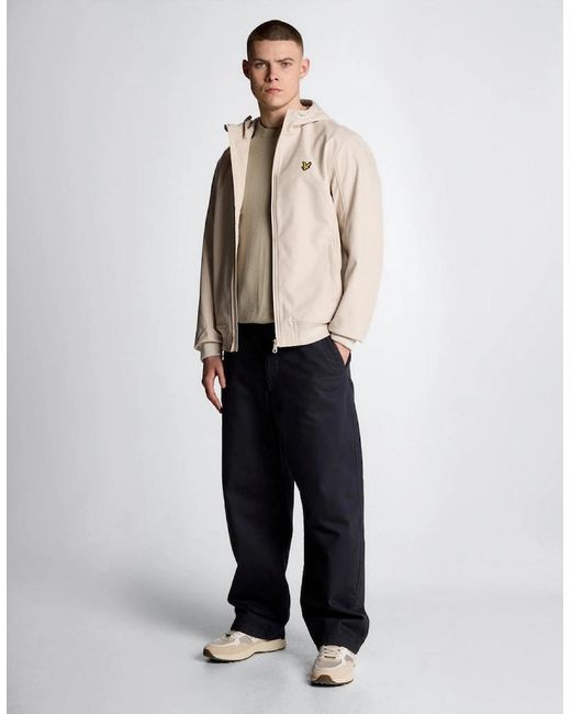 Lyle & Scott Natural Mesh Lined Softshell Jacket for men