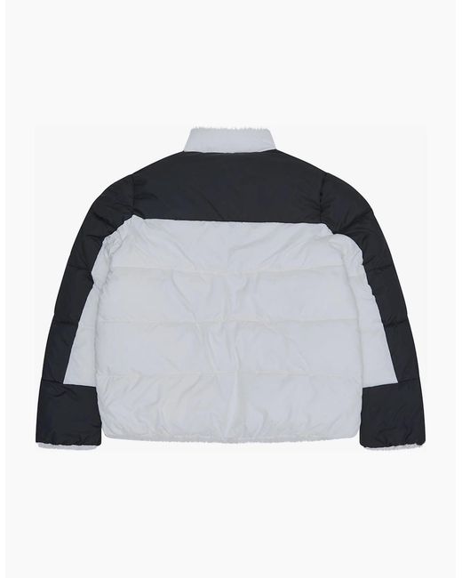 Reebok Blue Rb2110 Reversible Puffer