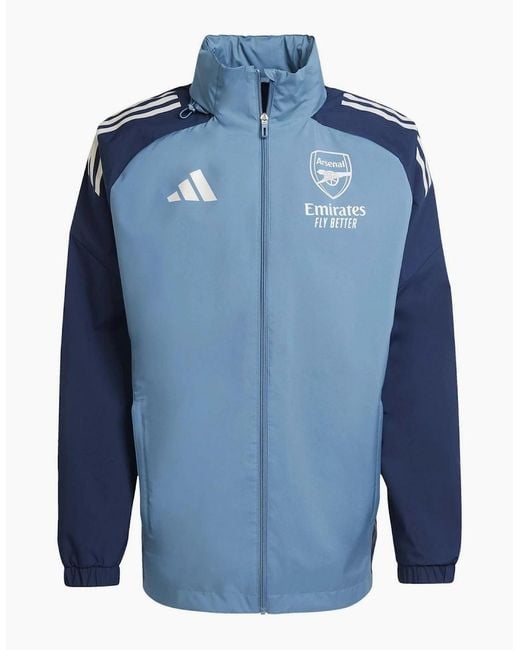Adidas Blue Afc Aw Jkt for men