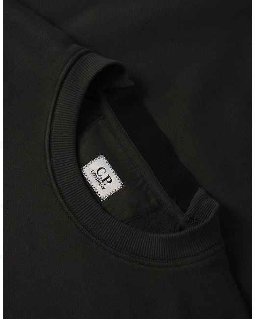 C P Company Gray Diagonal Raised Lens Sweatshirt for men