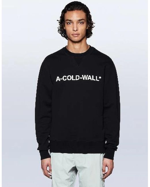 A_COLD_WALL* Black Essential Crew for men