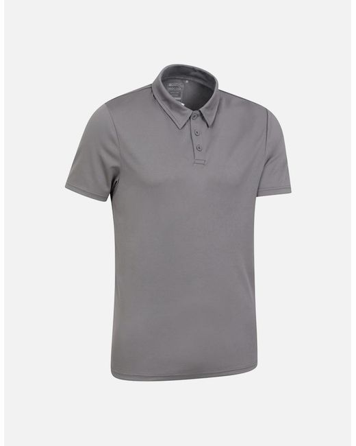 Mountain Warehouse Gray Endurance Isocool Polo Shirt for men