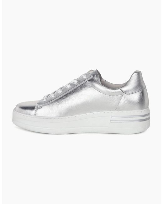 Gabor White Keystone Trainers