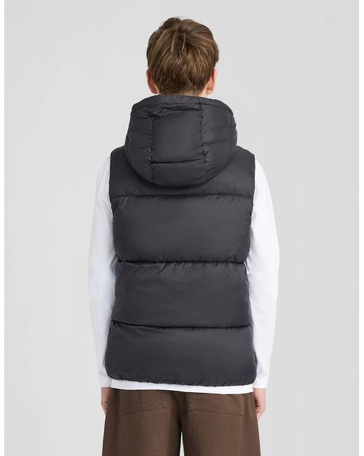 Lyle & Scott Gray Fleece Lined Padded Gilet for men