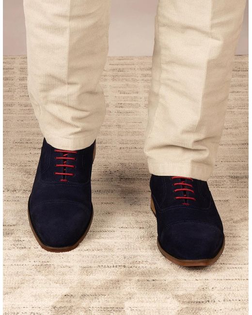 Oswin Hyde Blue Elise Suede for men