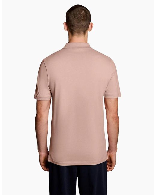 Lyle & Scott Pink Lyle & Scott Plain Polo Shirt Grapefruit for men