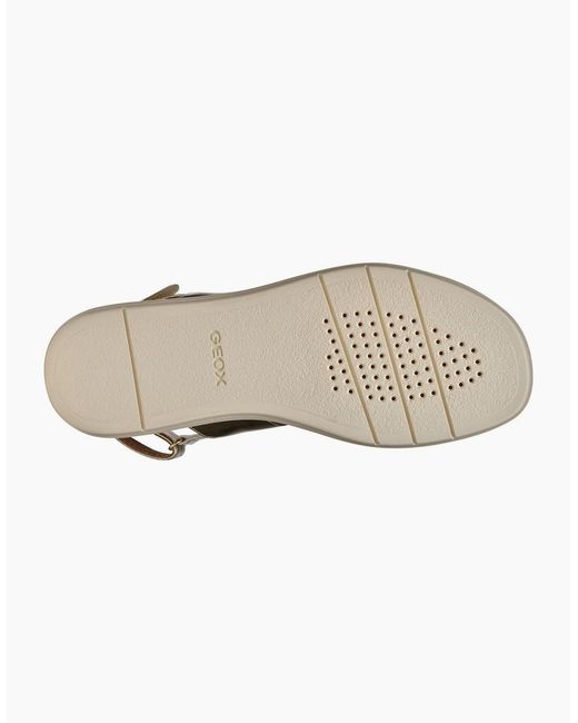 Geox Brown D Camalei Light Sandals