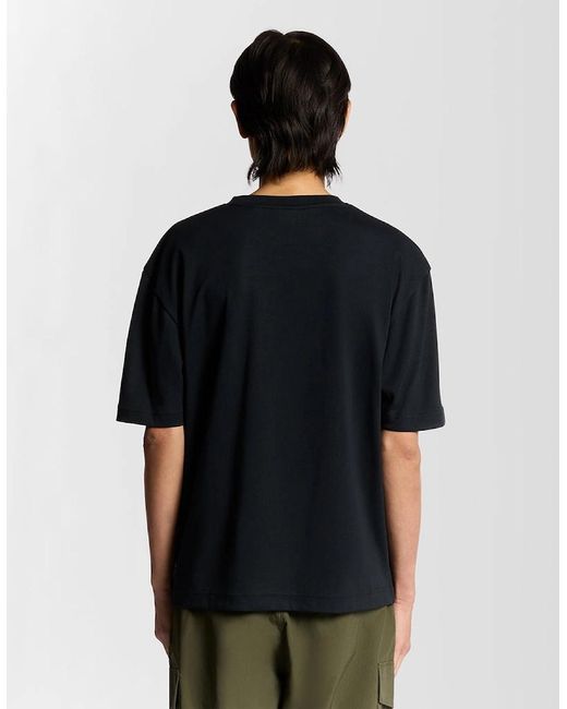 Lyle & Scott Black Ultra Soft Cotton Blend T-Shirt for men