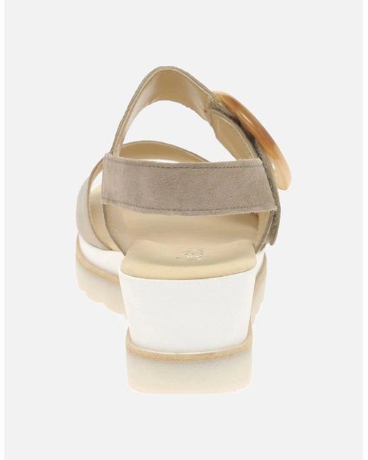 Gabor Multicolor Yeo Wedge Mid Heel Sandals