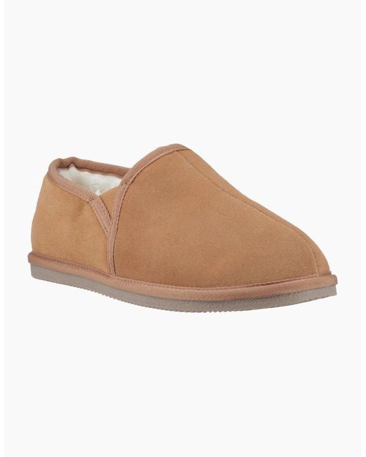 Hush Puppies Brown Aryan Slipper for men