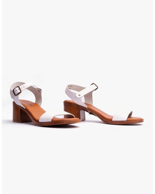 Hush Puppies White Gabby Sandals