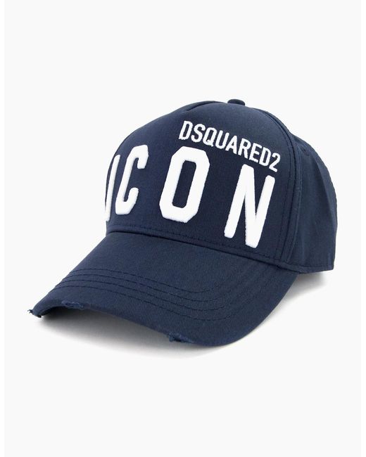 DSquared² Blue Icon Cap for men