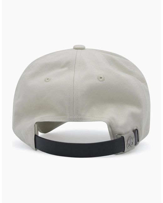 Moose Knuckles Gray Logo Icon Cap for men