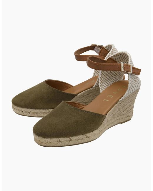 Ravel Metallic Burrill Espadrille Wedges
