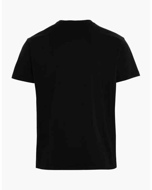 Givenchy Black Infinity Rings Logo T-Shirt for men