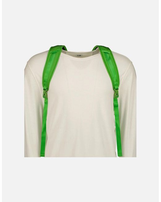 C P Company Green Chrome-R Tote Backpack for men