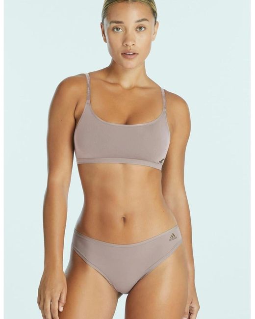 Adidas Brown Scoop Bralette