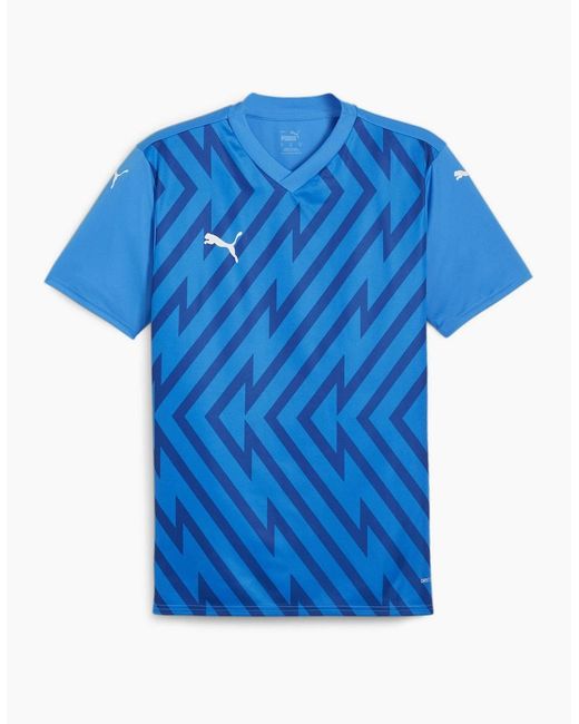 PUMA Blue Teamglory Jersey T-Shirt for men
