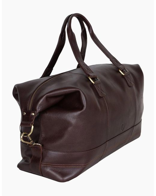 Lakeland Leather Brown Keswick Holdall
