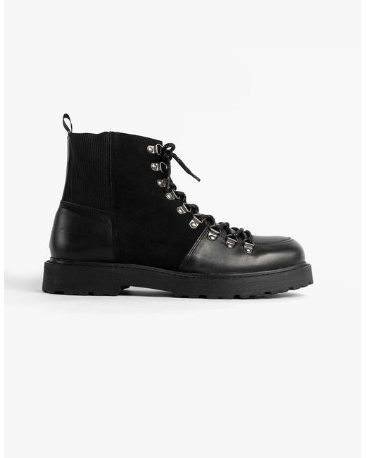 Silver Street London Black Claridge Boots for men