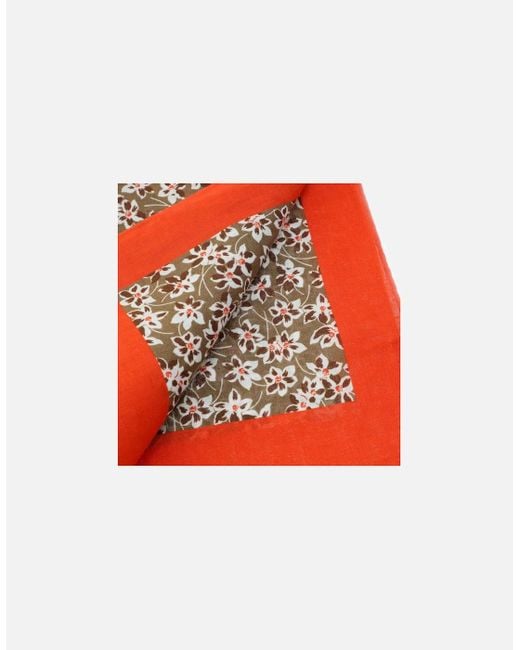 Boss Red Pocket Square for men