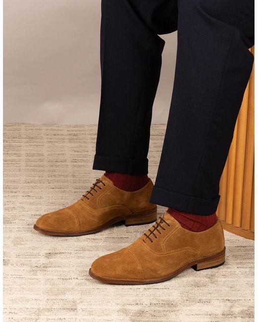 Oswin Hyde Brown Elise Tan Suede for men