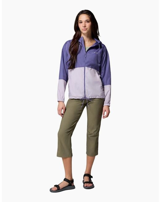 Columbia Purple Flash Forward Ii Windbreaker Jackets