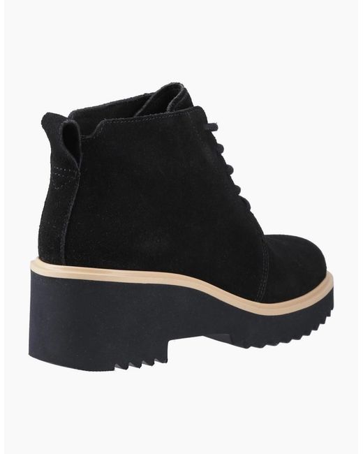TOMS Black Maude Heeled Ankle Boots