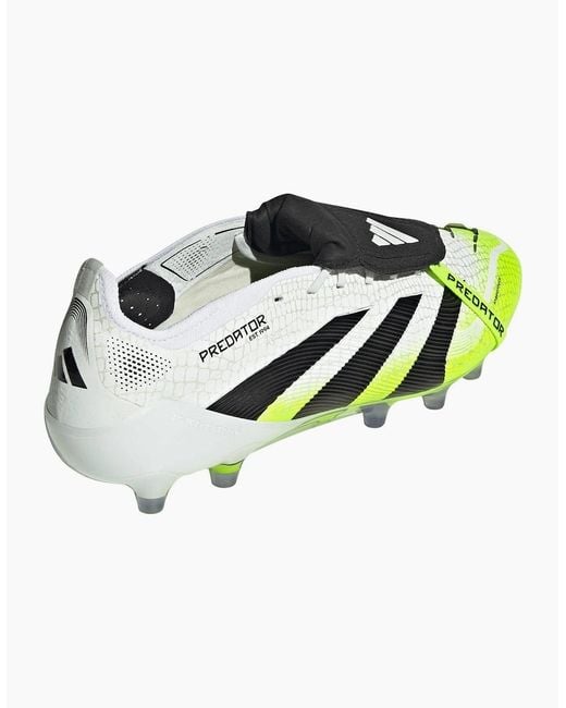 Adidas Predator Green Predator Fold Over Tongue Astro Turf Football Boots for men