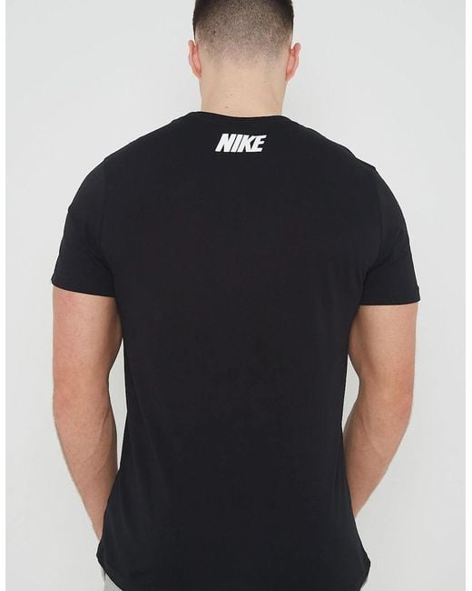Nike Black Sportswear Repeat T Shirt for men