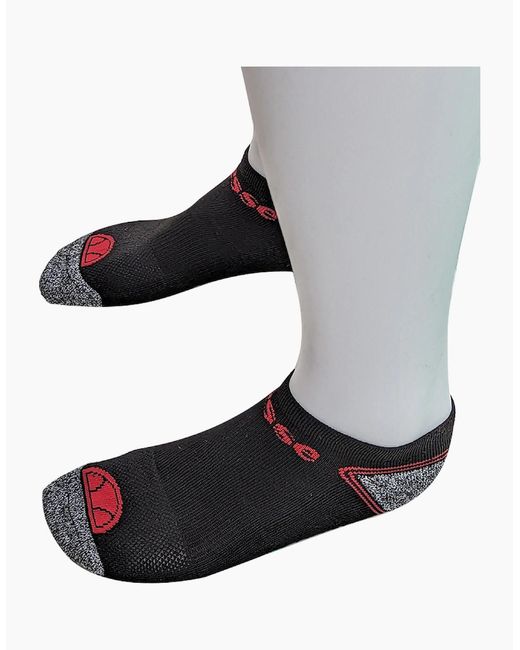 Ellesse Blue Low Cut Socks 3 Pack Regular Soft Cotton Gym Sports Trainer Socks for men