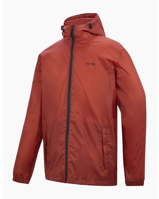Regatta Red Pack It Iii Waterproof Jacket for men