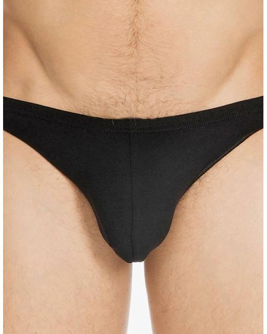 Hom Black Freddy G-String for men