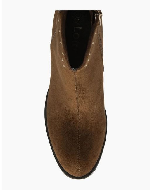 Lotus Brown Lucy Ankle Boots