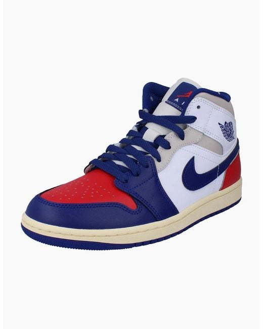Nike Blue Air Jordan 1 Mid Trainers Dq8426 102 for men