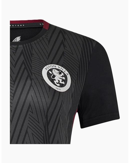 Castore Black Avfc Ss Tee