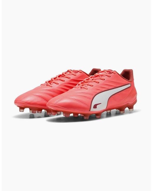 PUMA Red Pro Firm Ground Football Boots