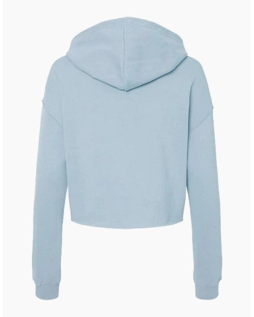 Miso Blue Cropped Hoodie